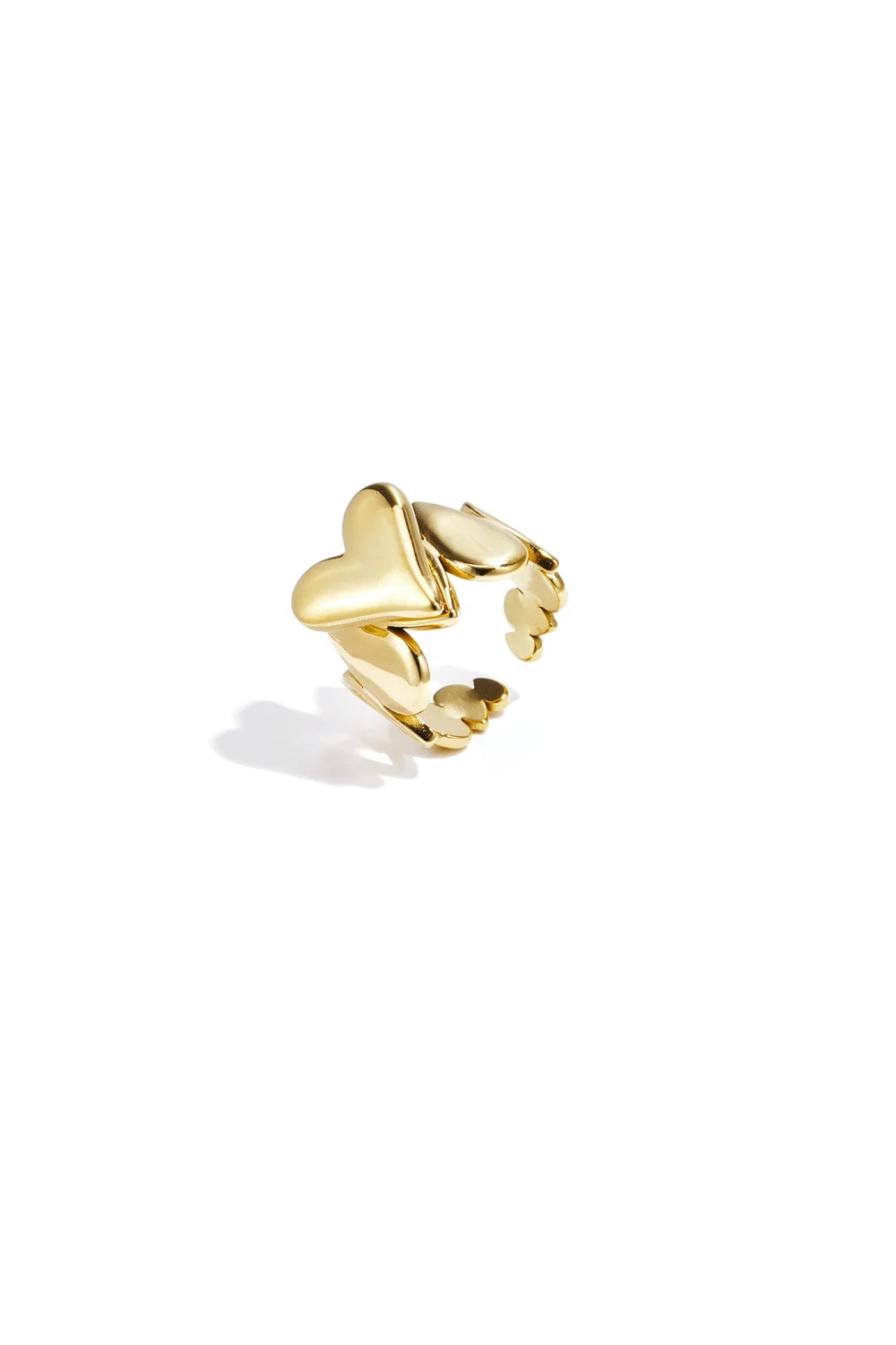 The Sugar Heart Ring - Goud - Online kopen bij niniforyou