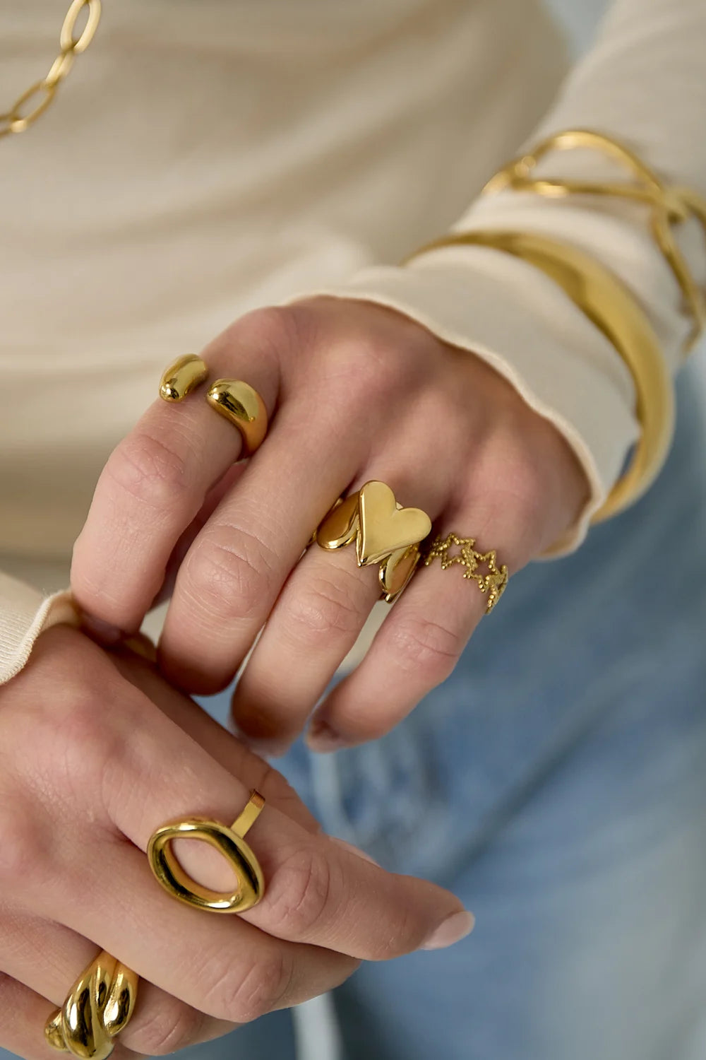 The Sugar Heart Ring - voorbeeld - Online kopen bij niniforyou