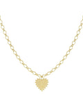 Trendy Ketting Big Love Goud