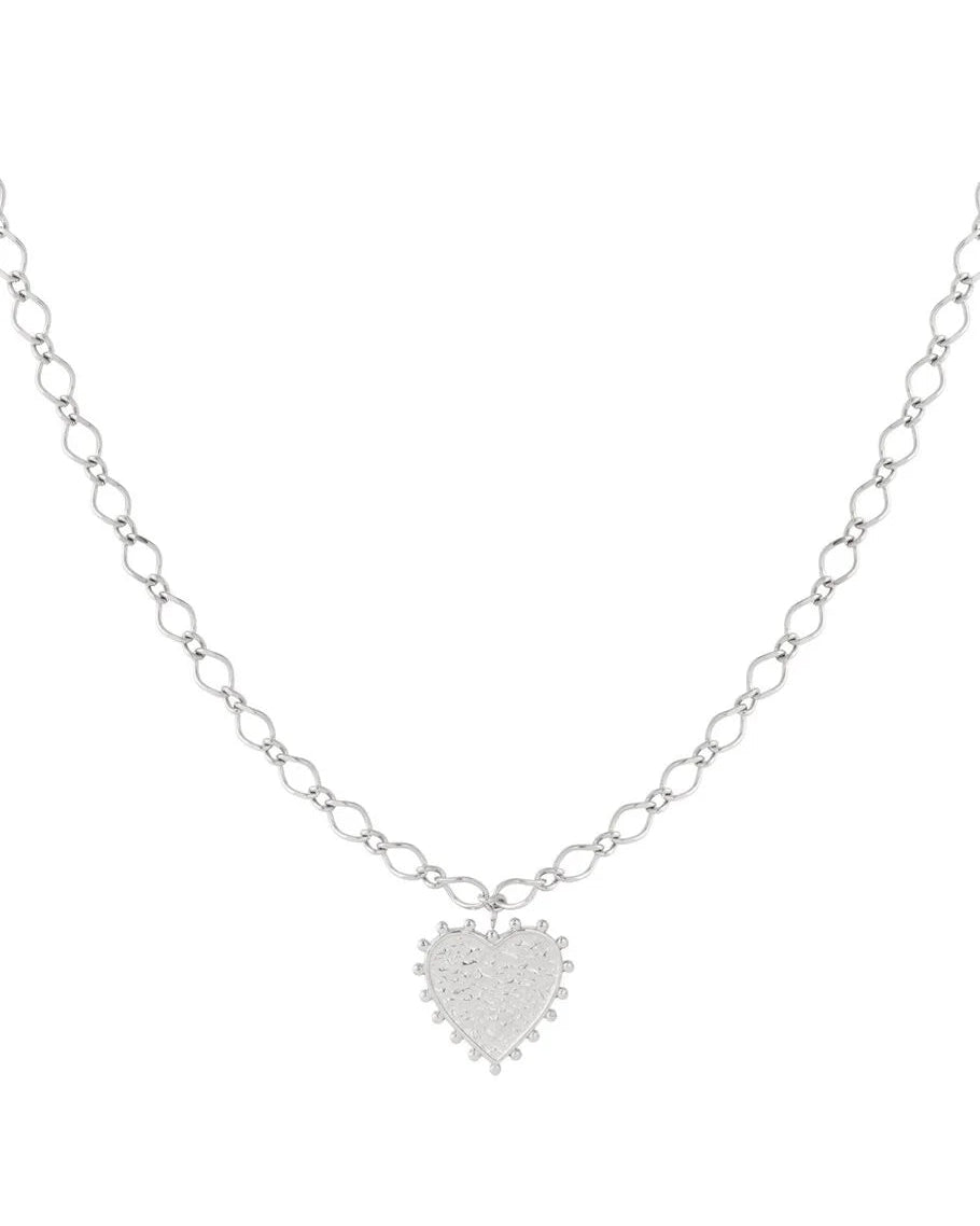 Trendy Ketting Big Love Zilver