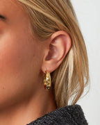 Trendy Star Hoops Oorbellen – Goud