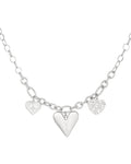 Triple Heart Ketting – Zilver
