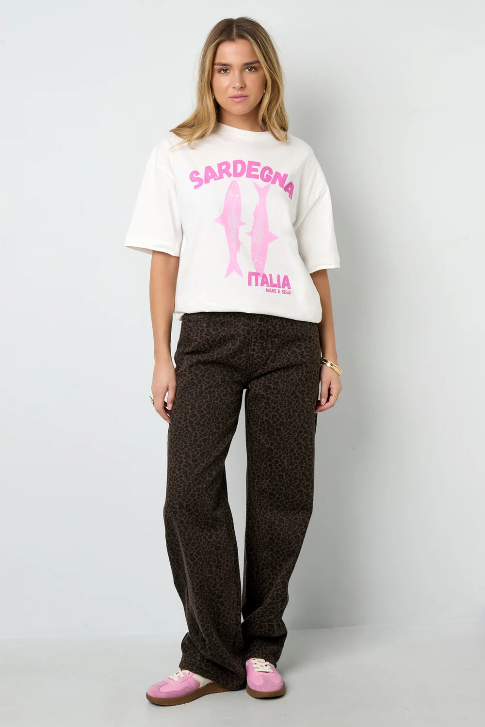 Vrouwen T-shirt Casual Sardegna Italia