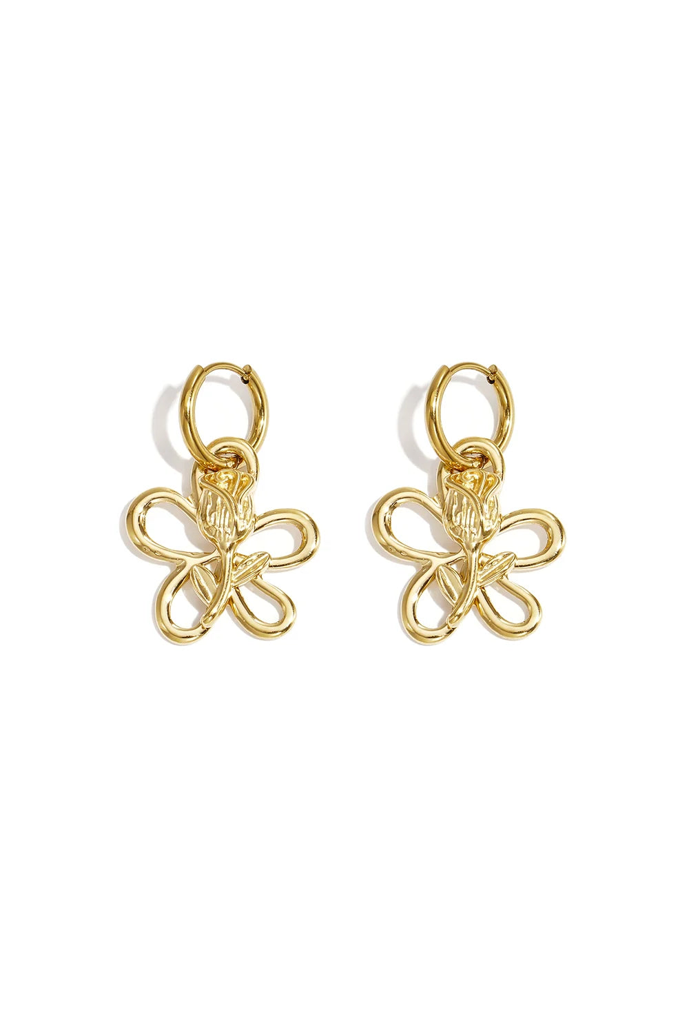 Wildflower Bloom Oorbellen - Goud