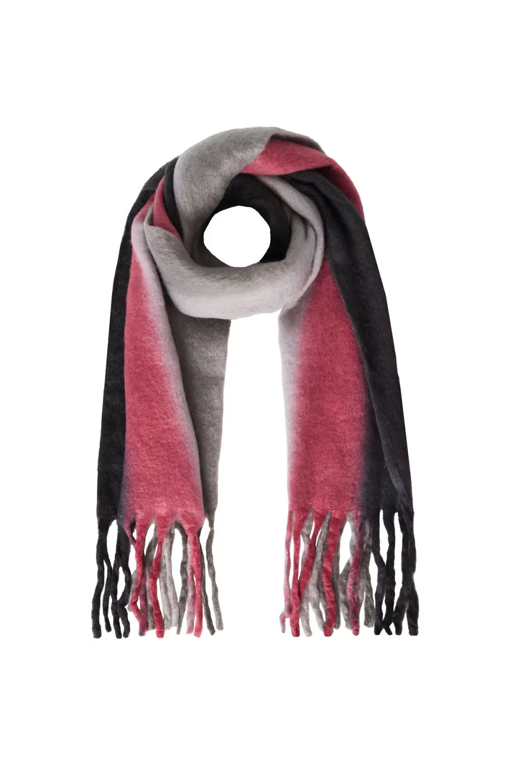 Wintersjaal Ombre Kleuren GRIJS