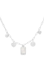 Bedelketting magic moon ZILVER