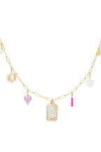 Tiny Moon Bedelketting - Goud