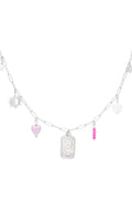 Tiny Moon Bedelketting – Zilver