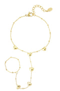 Big love hand chain GOUD