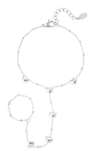 Big love hand chain ZILVER