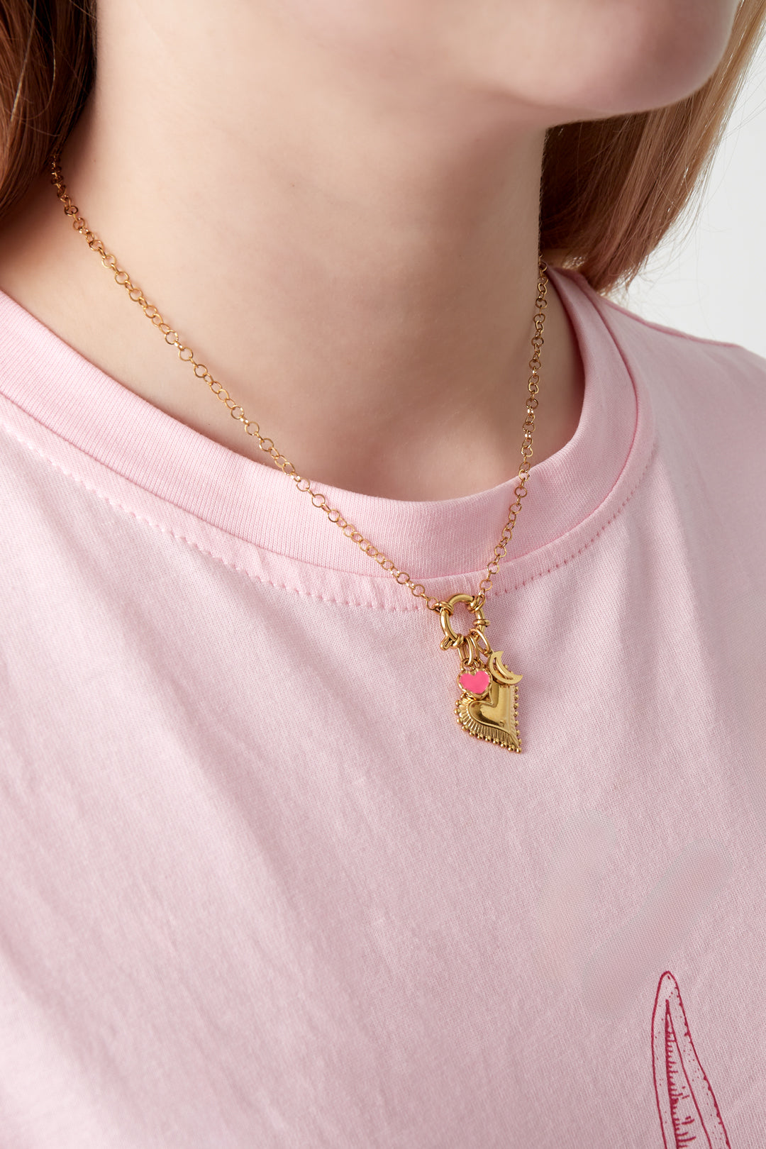 Chunky hart DIY ketting