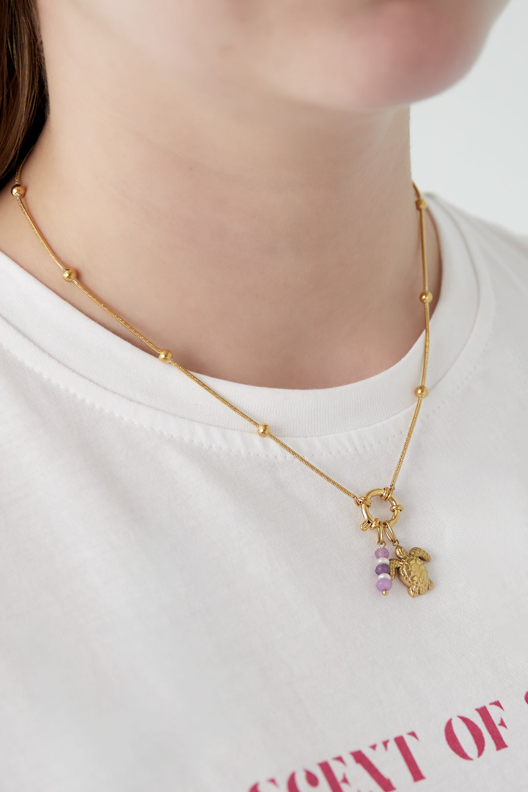 DIY schildpad ketting