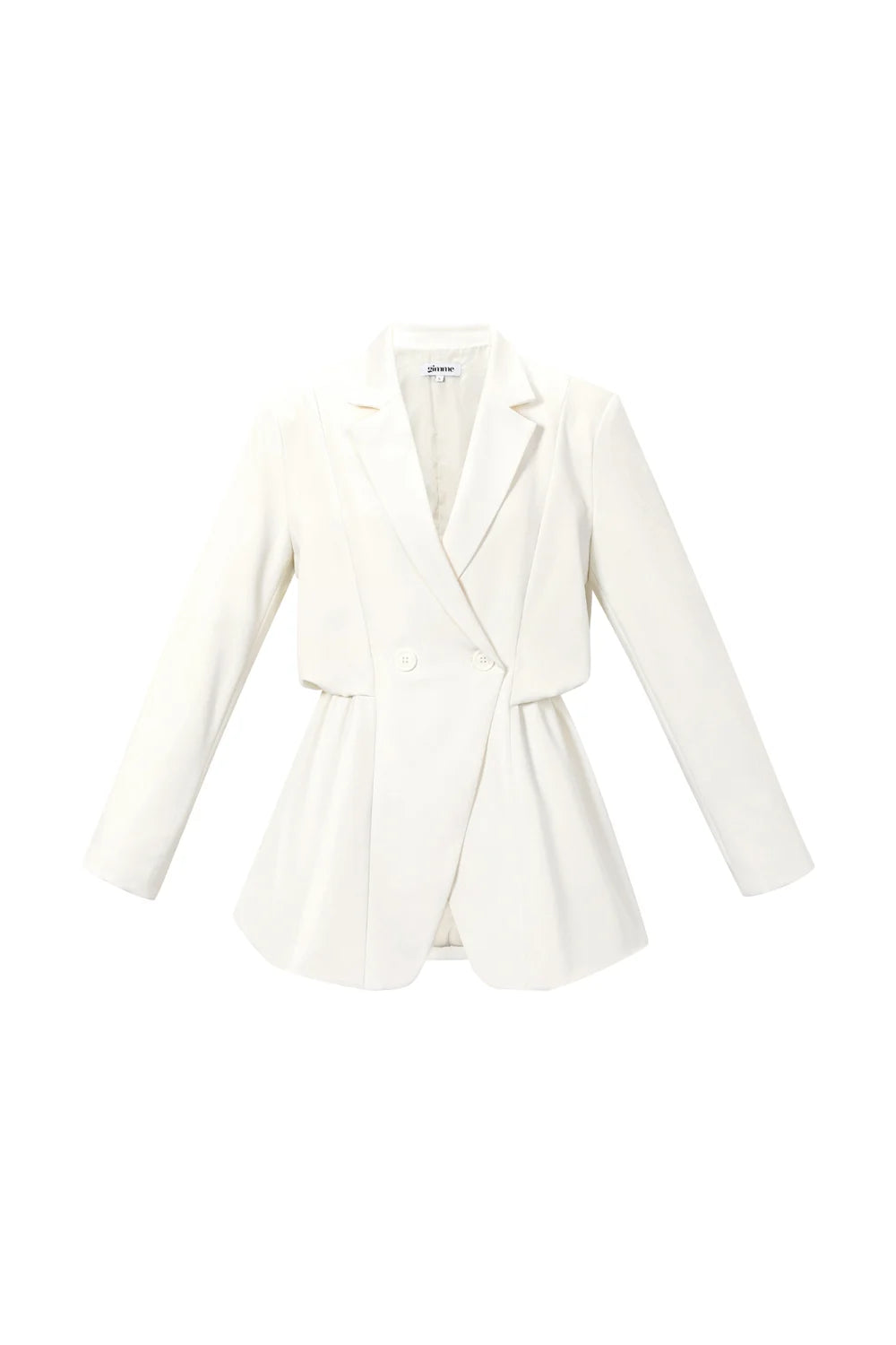 Getailleerde blazer off-white