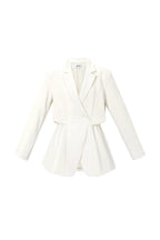 Getailleerde blazer off-white