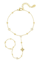 Lucky bloom hand chain GOUD