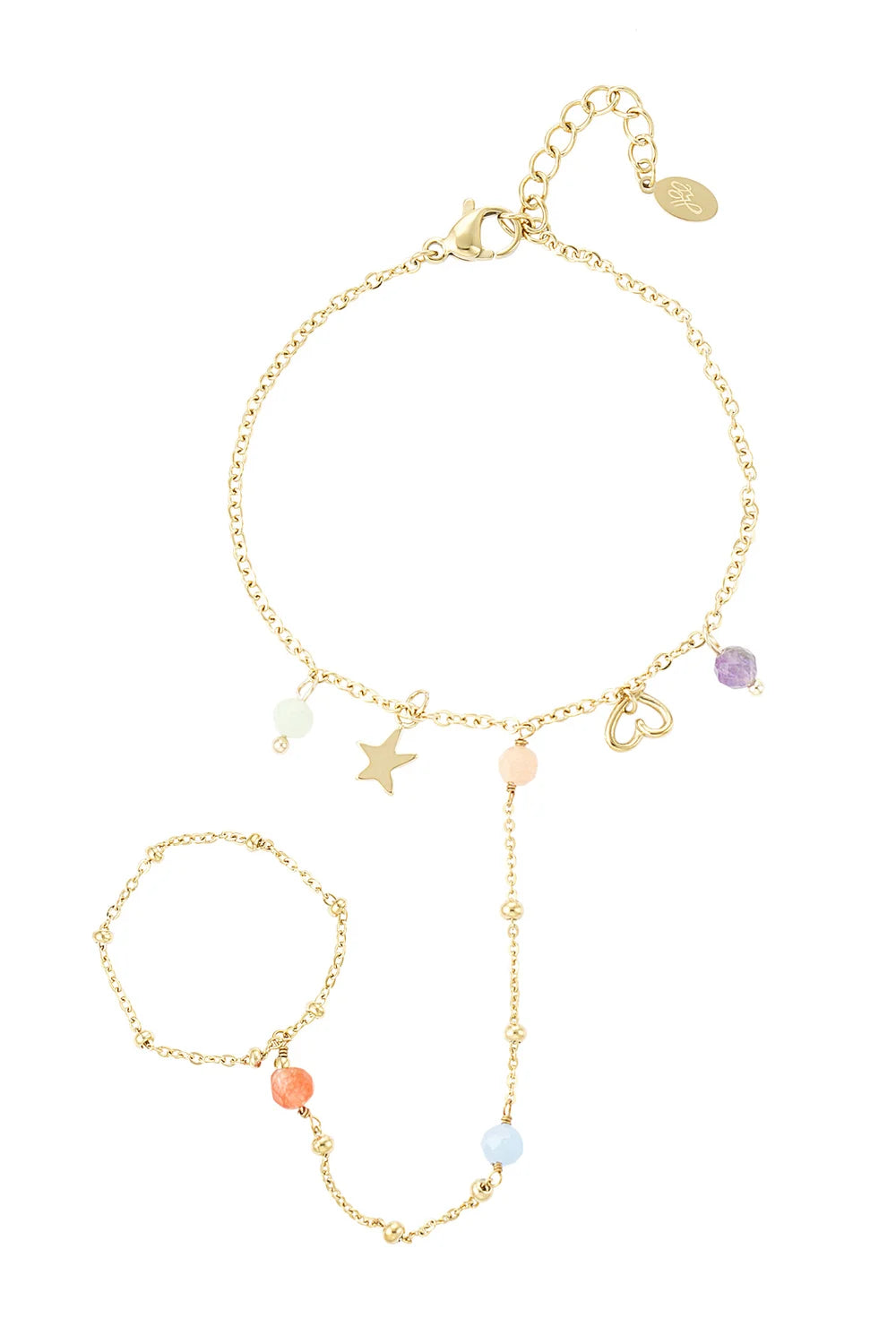 Ocean eyes hand chain GOUD