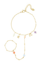 Ocean eyes hand chain GOUD