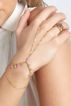 Purple rain hand chain GOUD