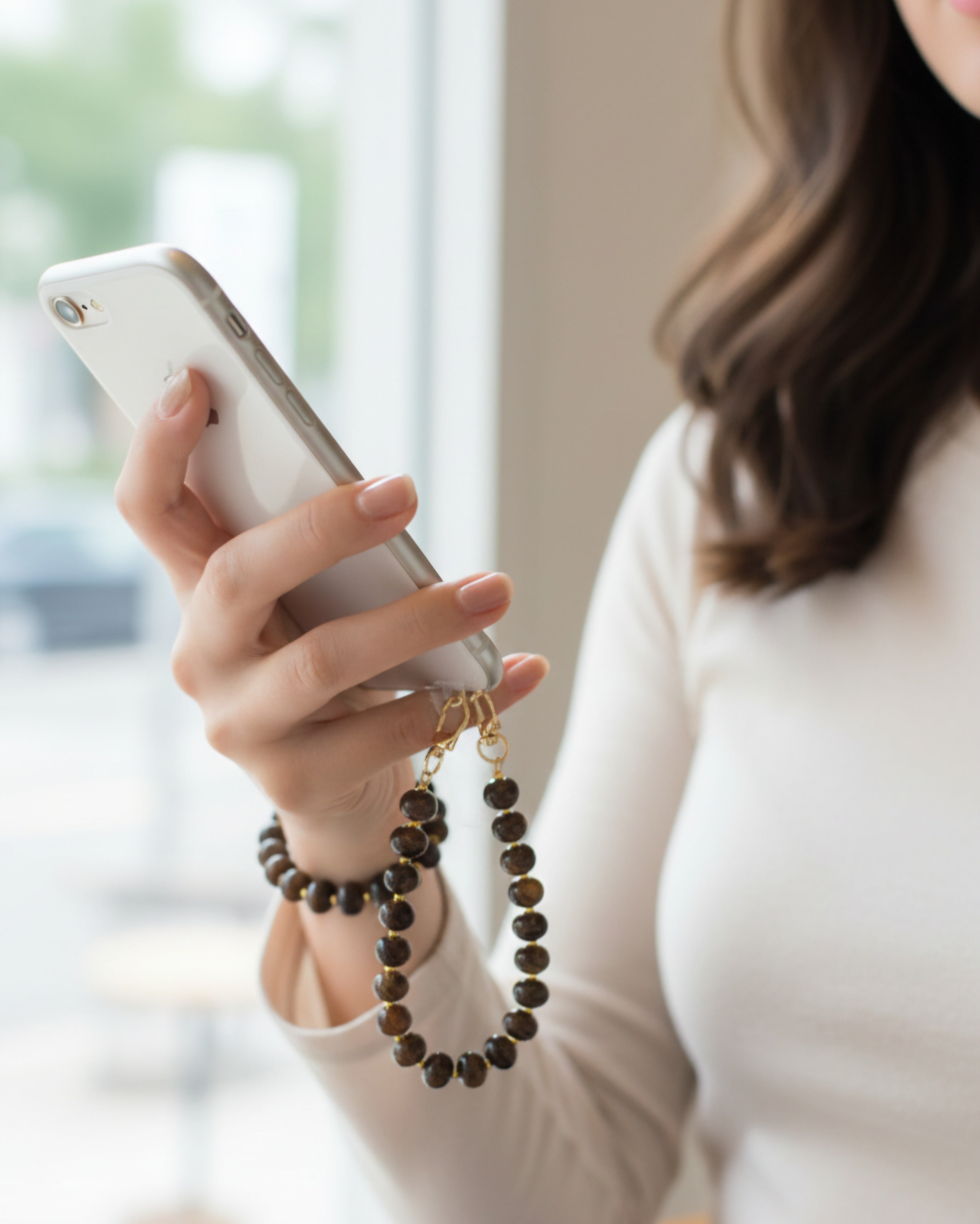 Telefoonsnoer - Donkerbruin