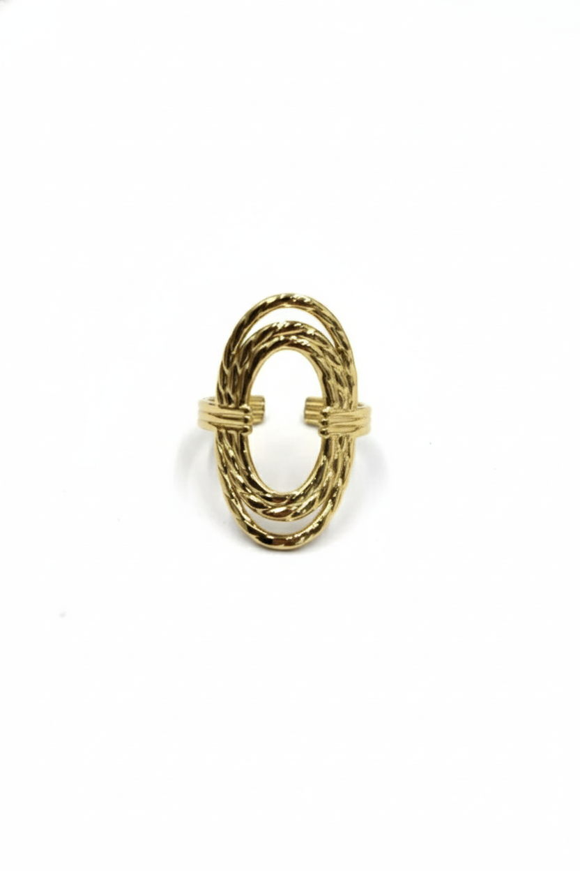Three Rope Ring – Goud