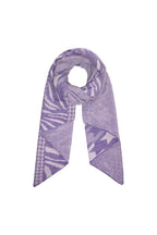 Sjaal Gezellig Winter paars Acryl