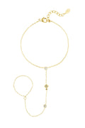 Sparkle night hand chain GOUD