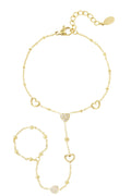 Spring love hand chain GOUD