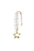 Witte kralen ster hanger